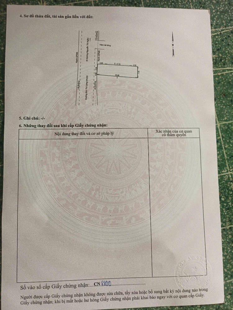 Đất (7X26) Mặt Tiền Bùi Thị Lùng – Ngang 7M – Gần Nguyễn Thị Ngâu, Hm