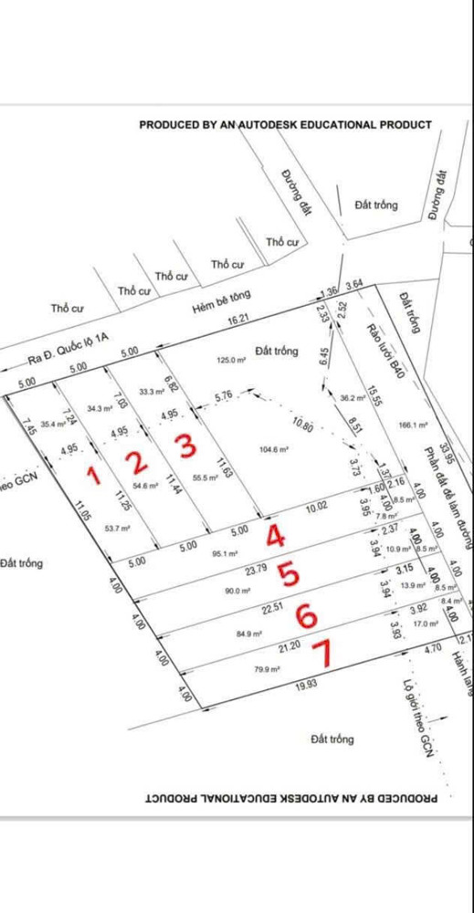 Bán 6 Lô Đất Đẹp An Phú Đông – Sổ Riêng Từng Nền – Giá Tốt Đầu Tư