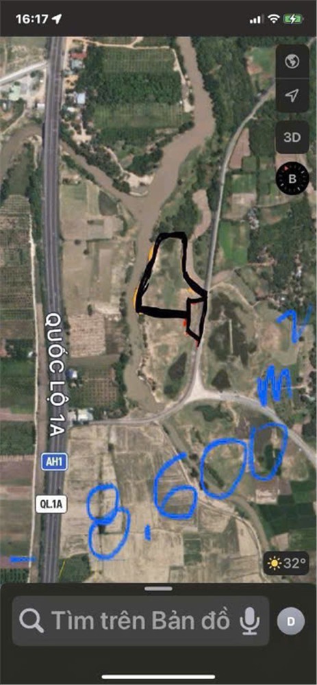 Đất Đẹp – Giá Đầu Tư - Cần Bán Lô Đất Vừơn Tại Ql1a - Nam Vịnh Cam Ranh – Khánh Hoà