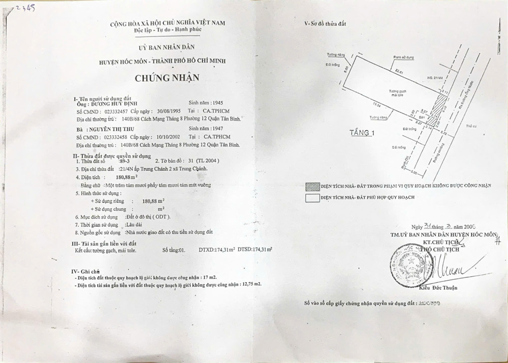 Xưởng (16X22.4) 1/ Lê Quang Đạo – Gần Ql22 – Giá Chỉ 14 Tỷ