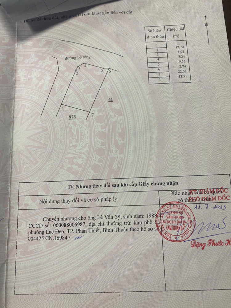 Bán Nhà 300M2 Tại Hồng Sơn, Hàm Thuận Bắc, Bình Thuận - 1.5 Tỷ