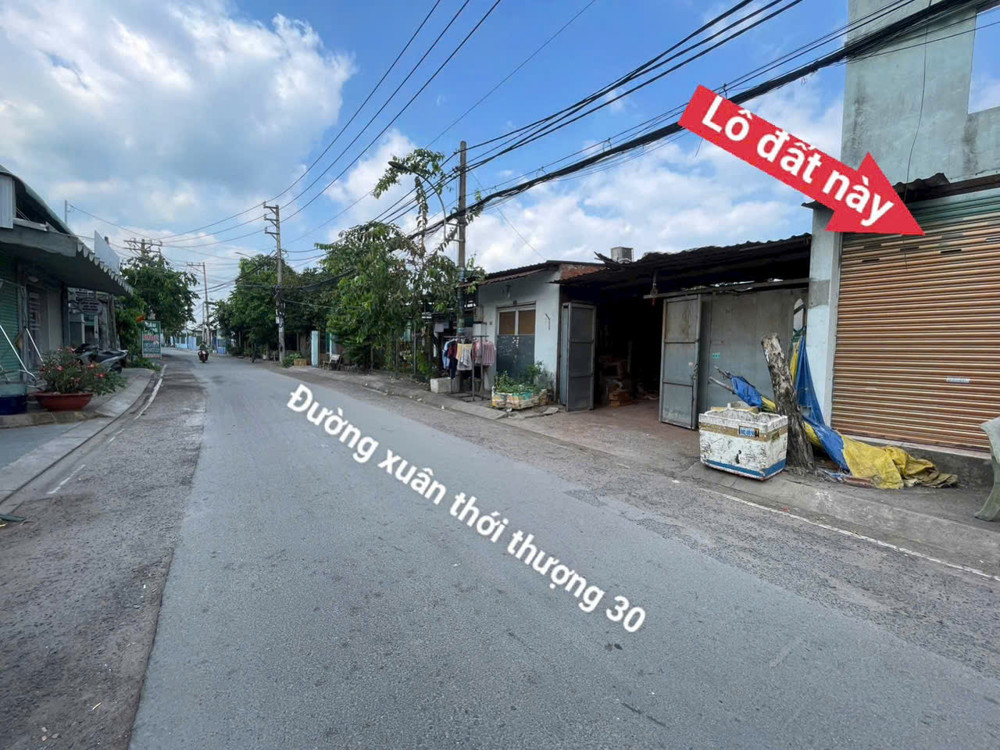 Mặt Tiền Xuân Thới Thượng 30 – Ngang 10M – Cách Phan Văn Hớn 260M