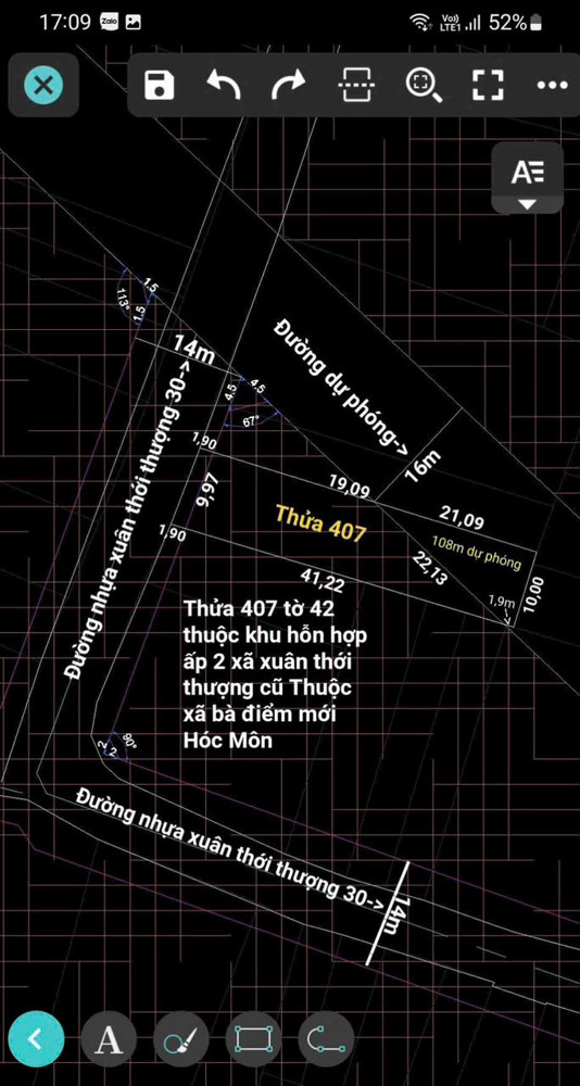 Mặt Tiền Xuân Thới Thượng 30 – Ngang 10M – Cách Phan Văn Hớn 260M