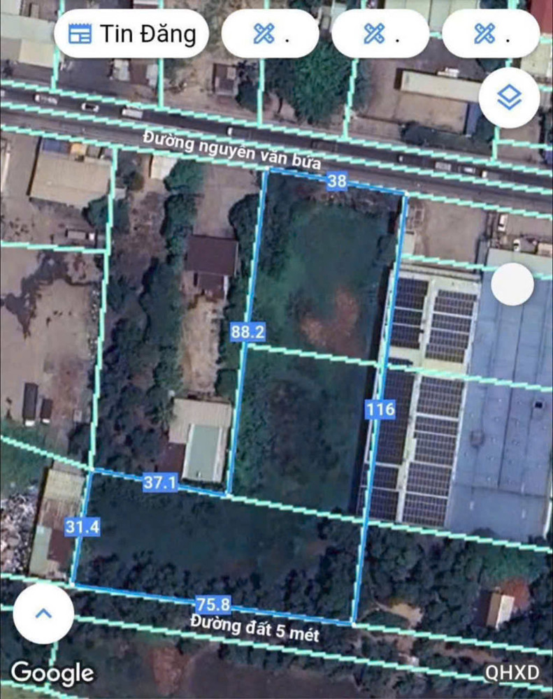 Siêu Đất 2 Mặt Tiền Nguyễn Văn Bứa – Ngang 38M Nở Hậu 76M Cực Hiếm