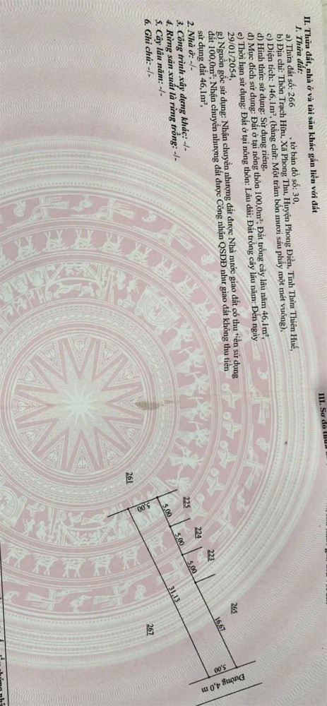 Đất Đẹp - Giá Tốt - Chính Chủ Cần Cần Bán Nhanh Lô Đất Tại Phường Phong Điền, Tp Huế