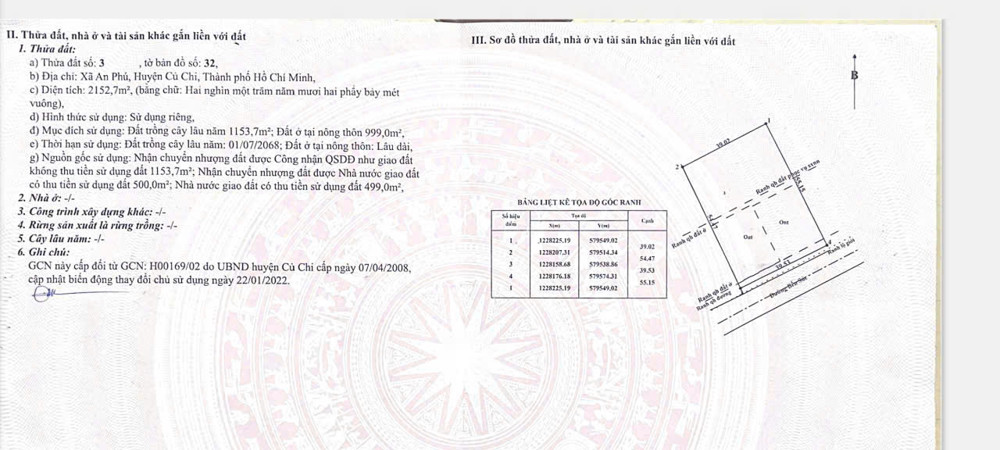 Đất Mặt Tiền Bến Súc – 2.000M² – 1.000M² Thổ Cư – Giá Quá Thơm