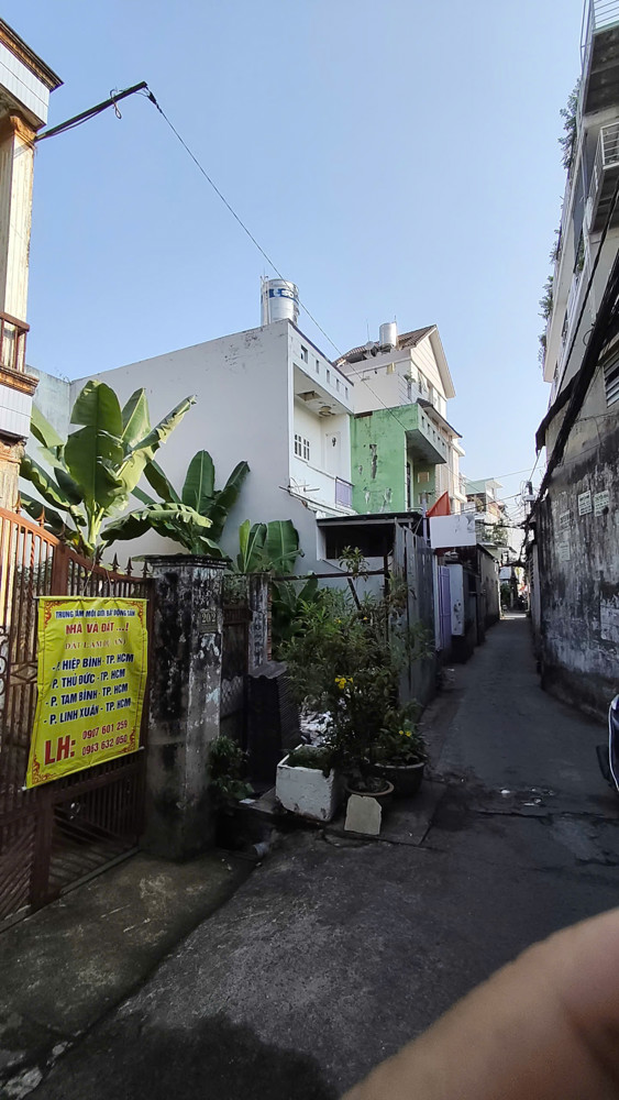 Bán Đất Tặng Nhà Góc 2 Mặt Tiền Hẻm Đường 25 – Hiệp Bình Chánh – Tp Thủ Đức