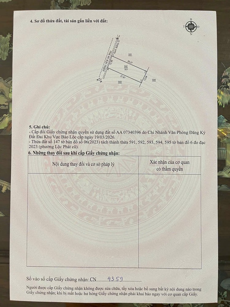 Đất Đẹp – Giá Tốt – Chính Chủ Cần Bán Nhanh Đất Phường Lộc Phát, Tp Bảo Lộc, Lâm Đồng