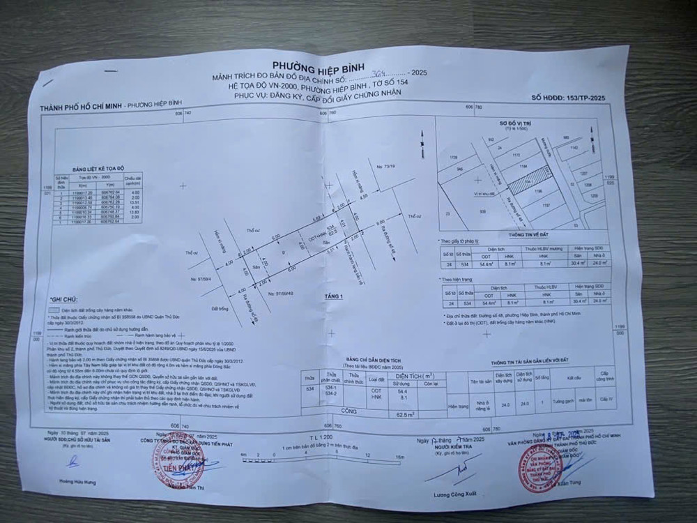 Bán Đất 2 Mặt Tiền Hẻm Đường 48 - Hiệp Bình Chánh - Tp Thủ Đức