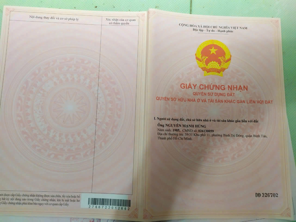 Bán 555M2 Đất Sẵn Sổ Mặt Tiền Đường Cá Súc-Bình Khánh-Cần Giờ