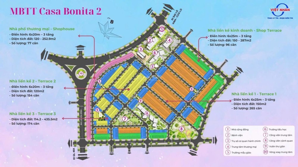 Casa Bonita Vsip Nghệ An Sống Chuẩn Singapore Giữa Lòng Vinh Hưng- Gía Tốt