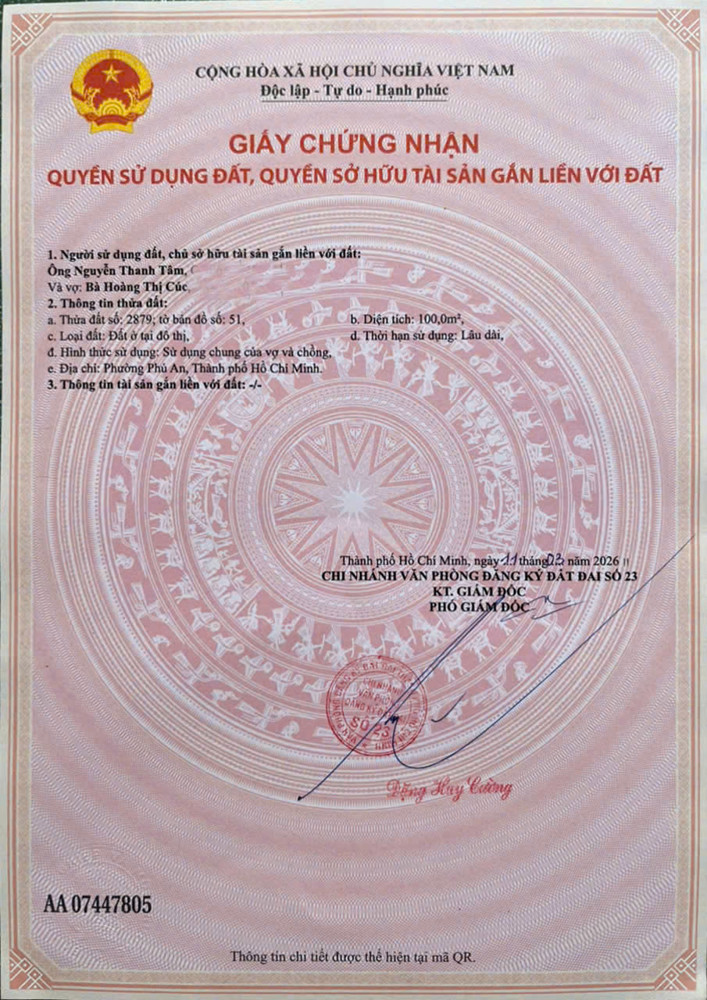 Bán Nhà Đất Kdc Tân An (Phú An), Thủ Dầu Một, Bình Dương – Chỉ 2 Tỷ Nhỉnh