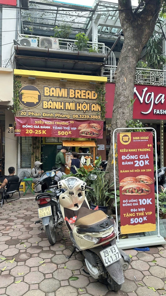 Sang Nhượng Cửa Hàng Bánh Mì Bami Bread – Vị Trí Đẹp Phan Đình Phùng, Ba Đình, Hà Nội