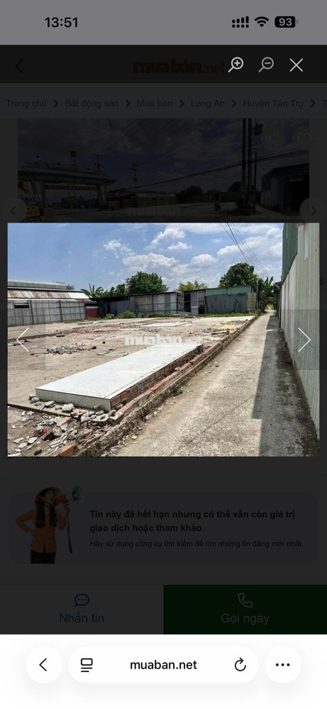 Bán Đất Mặt Tiền Đường Dt833 Giá 10,5Tỷ(còn Thương Lượng), 1862,92M2(962.9m2 Đất Thổ Cư)