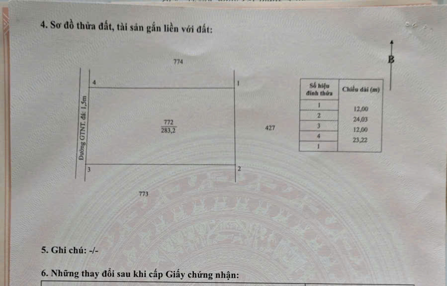 Bán Thu Hồi Vốn Lô Đất Thổ Gần Kcn Phú Ngãi Trị Giá 720 Triệu