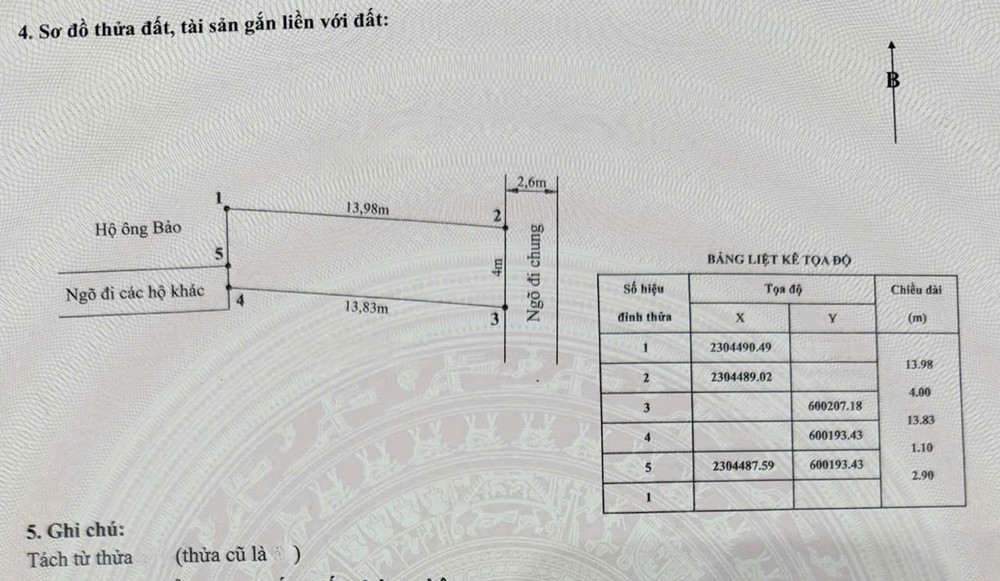 Bán Đất Ngõ 149 Trung Hành - 55M - Ngõ Nông - Hướng Đông Nam