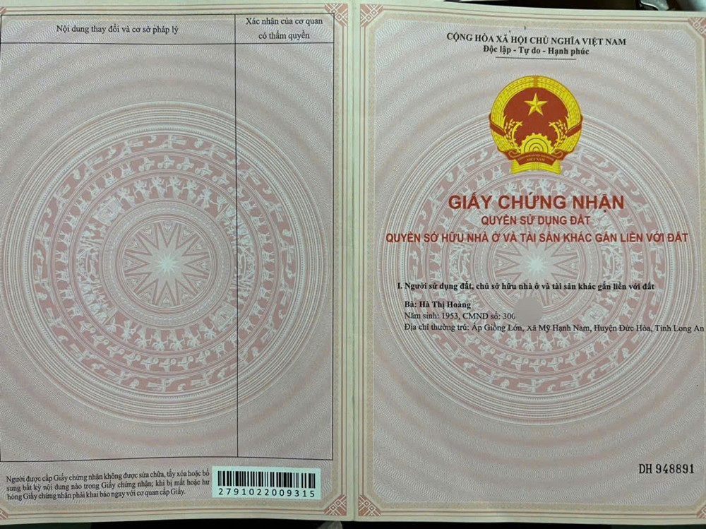 Hot Đất Đẹp- Giá Tốt Chính Chủ Cần Bán Gấp Lô Đất Tiềm Năng Tại Huyện Đức Huệ, Tỉnh Long An