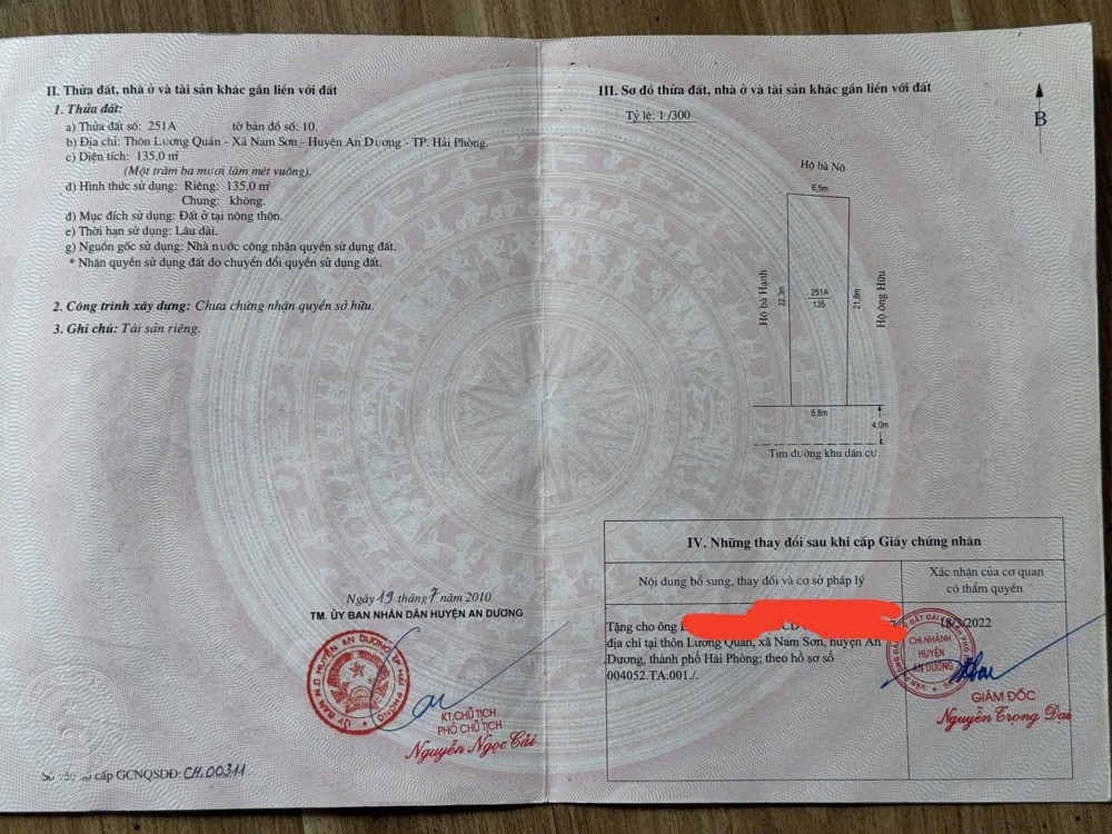 Đất Chính Chủ- Giá Tốt Cần Bán Nhanh Lô Đất Tại Phường An Dương Tp Hải Phòng