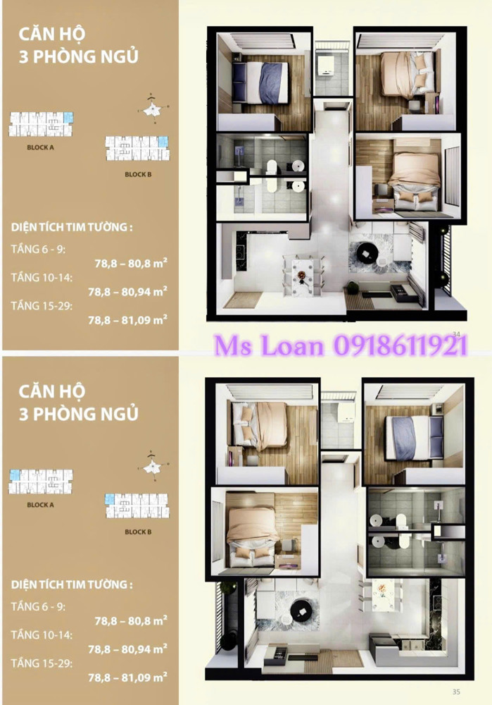 Căn Hộ 3Pn Mường Thanh Phú Hữu 81M² Chỉ Từ 3,6 Tỷ – Hiếm Hàng Khu Đông