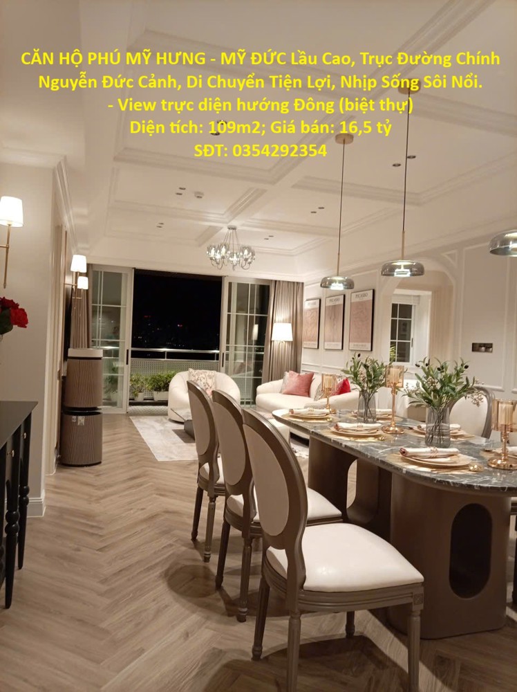 Căn Hộ Phú Mỹ Hưng - Mỹ Đức Lầu Cao, Trục Đường Chính Nguyễn Đức Cảnh, Di Chuyển Tiện Lợi, Nhịp