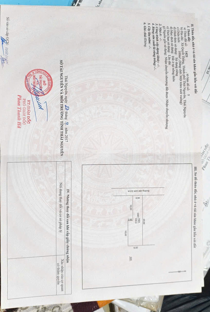 Bán Đất Chính Chủ Tại Tp Thái Nguyên– Giá Tốt