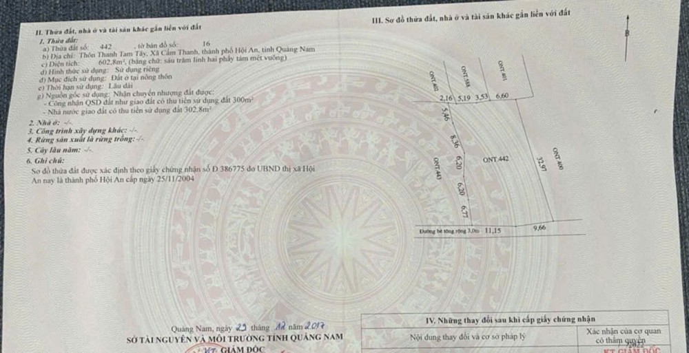 Đất Vip – View Sông – Chính Chủ Cần Bán Lô Đất Đường Huỳnh Thị Lựu, Xã Cẩm Thanh, Tp Hội An, Quảng