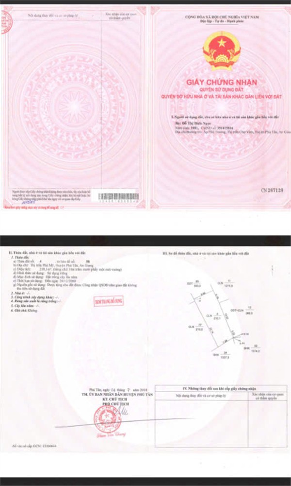 Ngân Hàng Bidv Thanh Lý Tài Sản - Phú Tân, An Giang