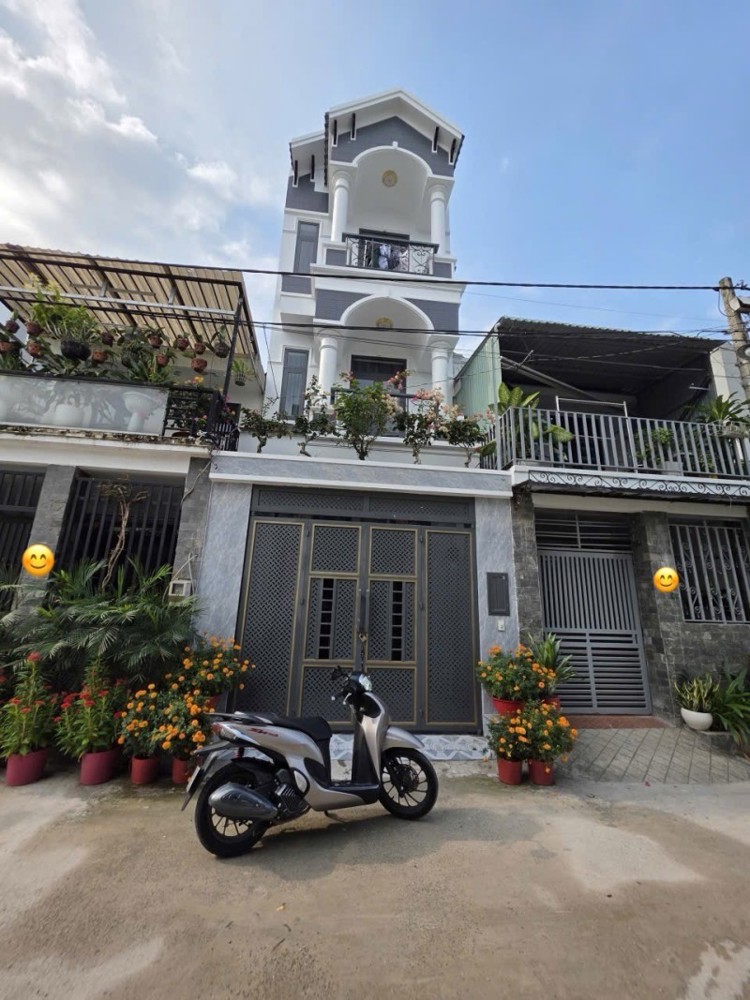 Bán Nhà 4 Tầng Đường Số 6, Long Trường, Q9, Thủ Đức, Tp Hcm. Dt - 56M2, 4Pn, Sh, 6.65 Tỷ 