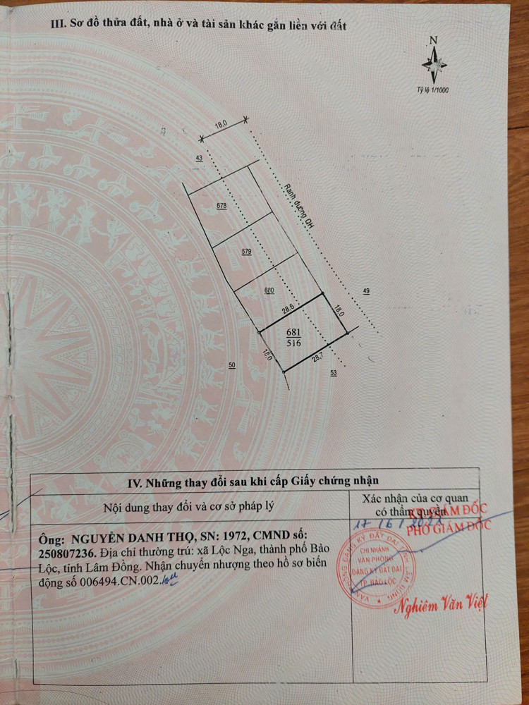 Chính Chủ Cần Tiền Bán Gấp Đất Tại Tp.bảo Lộc, Lâm Đồng – Giá Tốt