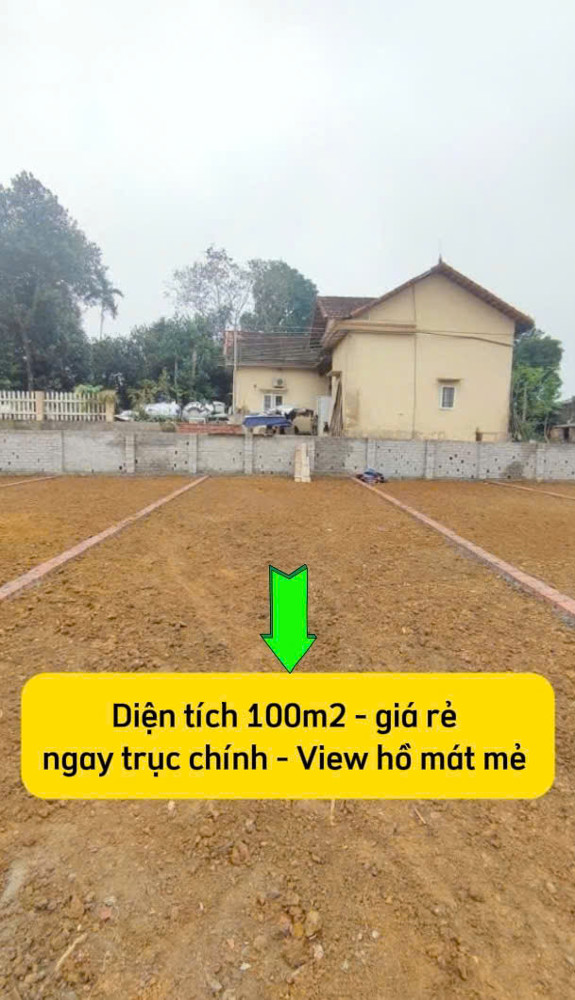 Lô Đất 100M2 Full Thổ Tại Đồng Trạng, Hòa Lạc Mặt Tiền 5M3. Đường Thông Ô Tô Tránh. Chỉ Nhỉnh 3 Tỷ