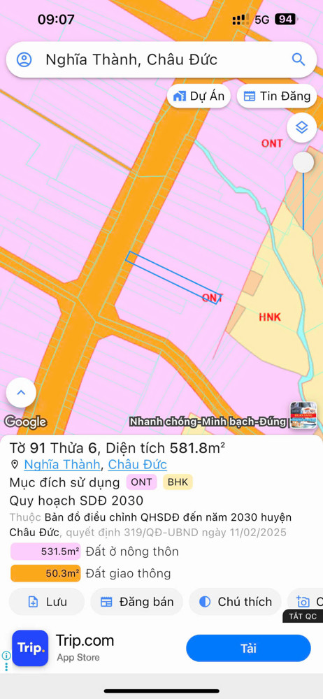 Siêu Phẩm Mặt Tiền Ql56, Brvt – Ngay Kcn Sonadezi – Giá Tốt Hiếm Có