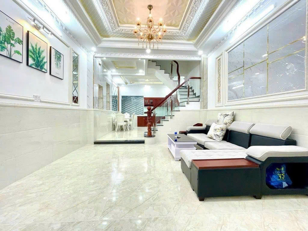 Chỉ 7.X Tỷ- Nhà 4 Tầng- Gần Hoàng Quốc Việt- Huỳnh Thị Đồng- Hxh 6M- Dt 4.6 X 12 - 2 Lầu- 4Pn- Hoàn