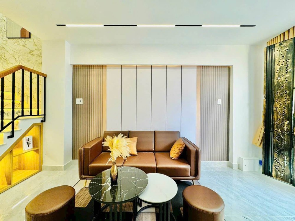 Ngay Lotte - Cityland - Trung Tâm Gò Vấp- 3 Tầng Sân Thượng - Hẻm 3G - Sẵn Nội Thất - Sổ Vuông A4 