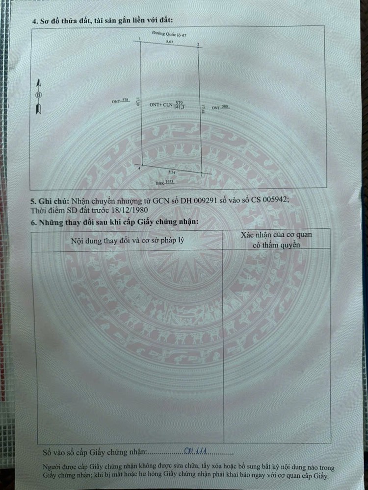 Đất Đẹp Giá Tốt –Chính Chủ Cần Bán Đất Ql47 – Xã Dân Quyền, Huyện Triệu Sơn, Thanh Hóa