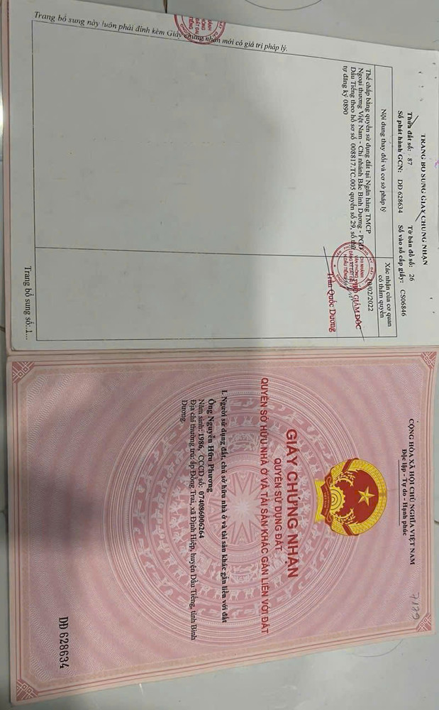 Cần Bán Lô Đất Khu Tái Định Cư Trung Tâm Định Hiệp