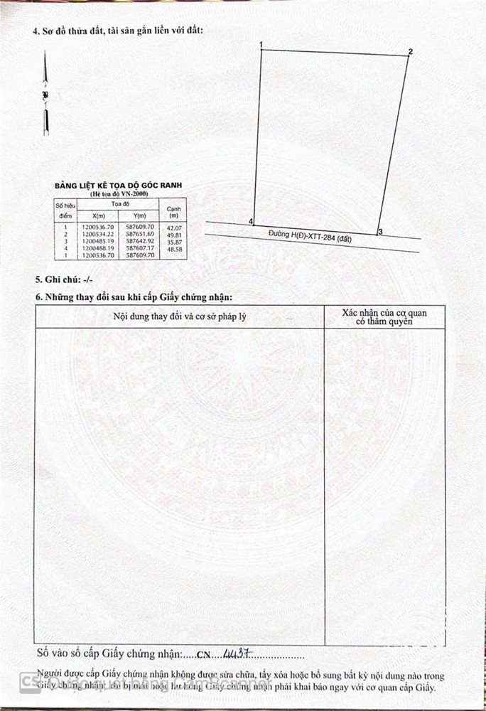 Đất Lúa (190X50) Sát Vành Đai 3 – 07 Sổ Hồng Riêng – Giá Chỉ 2,6Tr/m²
