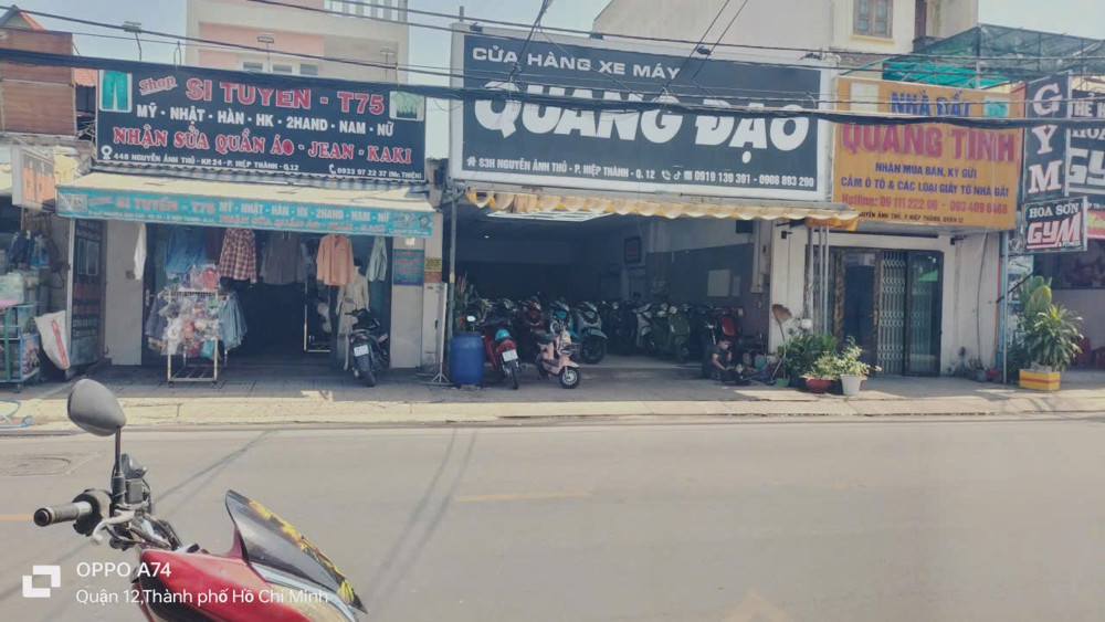 Mặt Tiền Nguyễn Ảnh Thủ, Trung Mỹ Tây – Chỉ 12,5 Tỷ – Dòng Tiền 25Tr/th