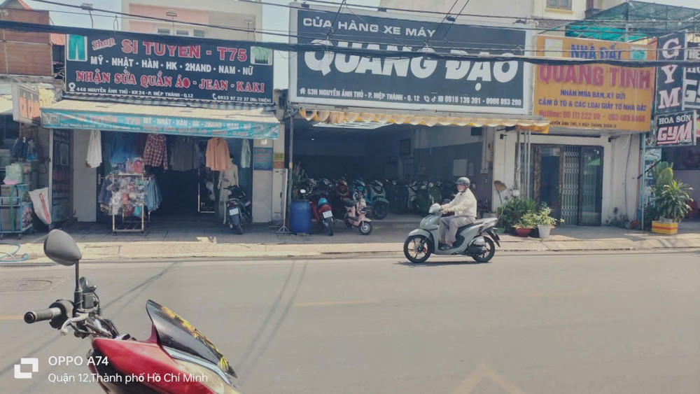 Mặt Tiền Nguyễn Ảnh Thủ, Trung Mỹ Tây – Chỉ 12,5 Tỷ – Dòng Tiền 25Tr/th