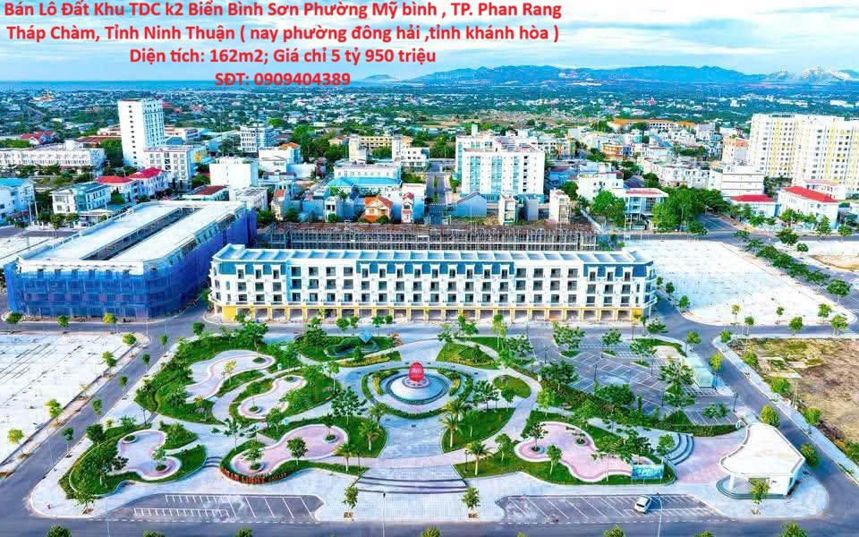 Bán Lô Đất Khu Tdc K2 Biển Bình Sơn Phường Mỹ Bình , Tp. Phan Rang Tháp Chàm, Tỉnh Ninh Thuận