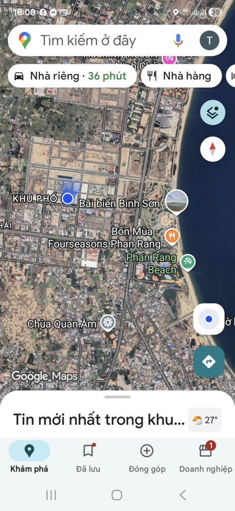 Bán Lô Đất Khu Tdc K2 Biển Bình Sơn Phường Mỹ Bình , Tp. Phan Rang Tháp Chàm, Tỉnh Ninh Thuận