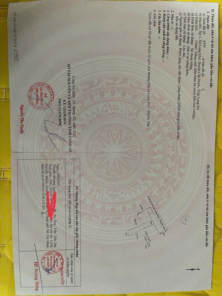 Chính Chủ Cần Bán Gấp 5 Lô Đất Thổ Cư Liền Kề Tại Long An – Giá Tốt Do Định Cư Mỹ