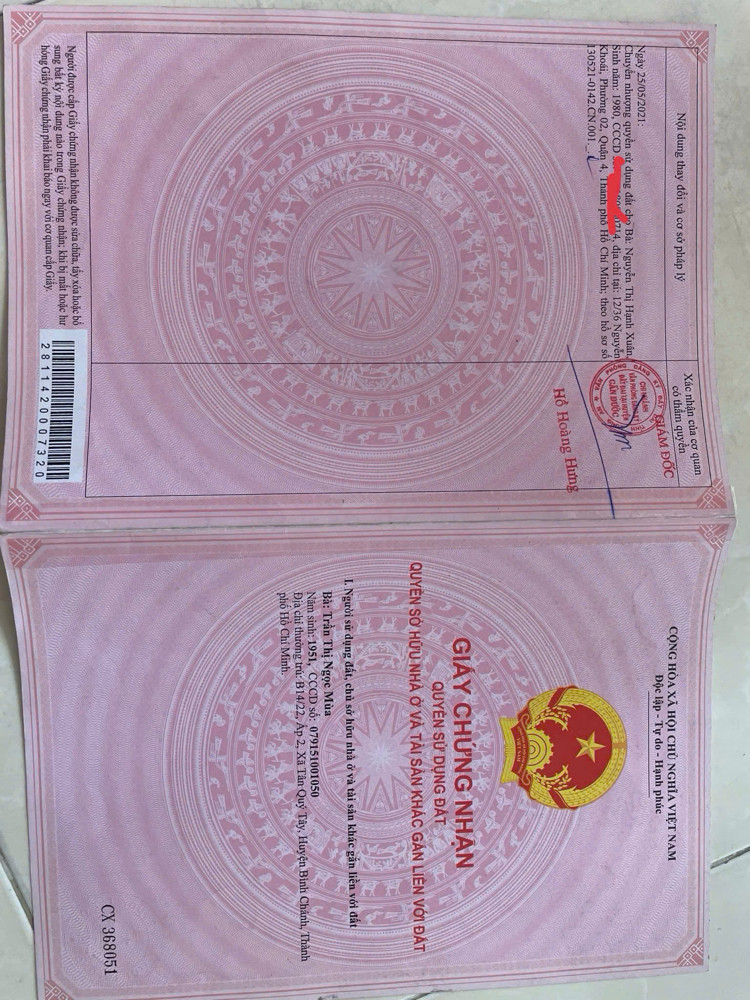 Chính Chủ Cần Bán Gấp 5 Lô Đất Thổ Cư Liền Kề Tại Long An – Giá Tốt Do Định Cư Mỹ