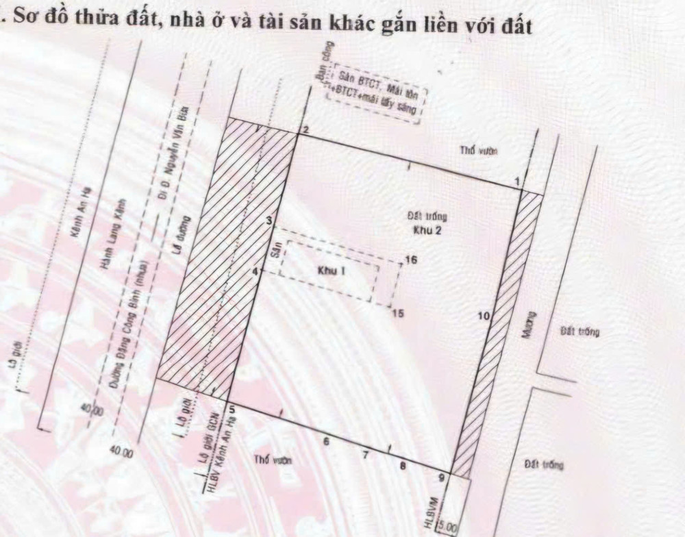 Siêu Phẩm Mt Đặng Công Bỉnh – Ngang 61M – 3.341M² – Chỉ 16Tr/m²