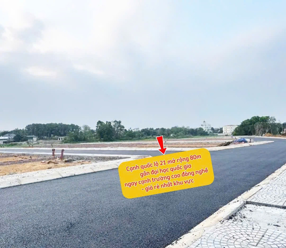 Bán Đất Hòa Lạc 102M2 Đất Ngay Sát Dự Án Nhà Ở Xã Hội, Giá Đầu Tư