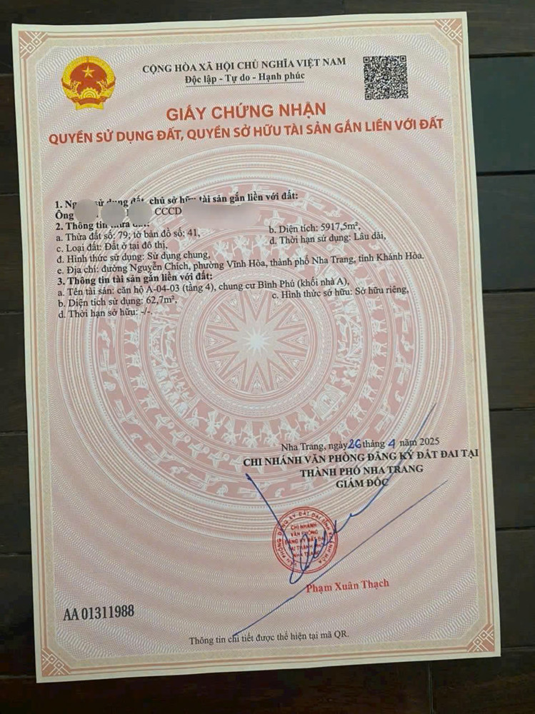 Bán Căn Hộ Chung Cư Tầng Thấp – Thoáng Mát – Cách Biển Chỉ 800M Tại Vĩnh Hòa, Nha Trang