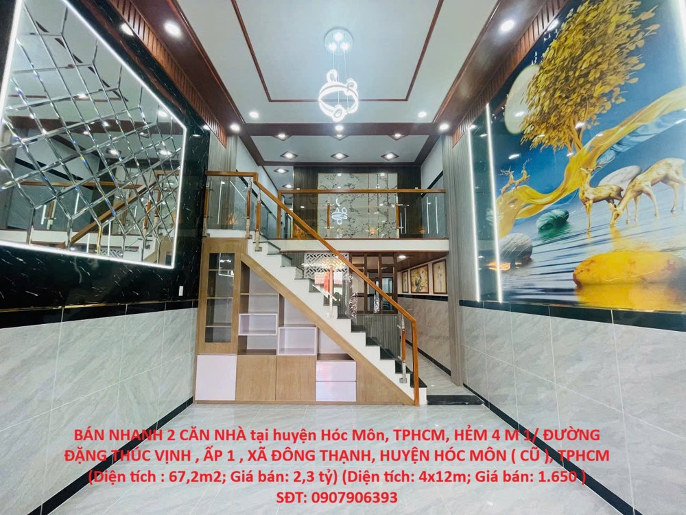 Hot Hot Nhà Đẹp - Giá Tốt Cần Bán Nhanh 2 Căn Nhà Tại Huyện Hóc Môn, Tphcm