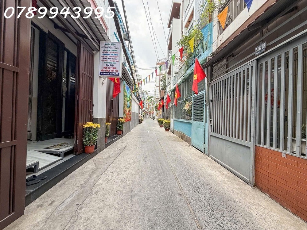 Lê Văn Sỹ - Giáp Q3 - 41M2 - 4 Tầng - 3Pn - 7.85 Tỷ