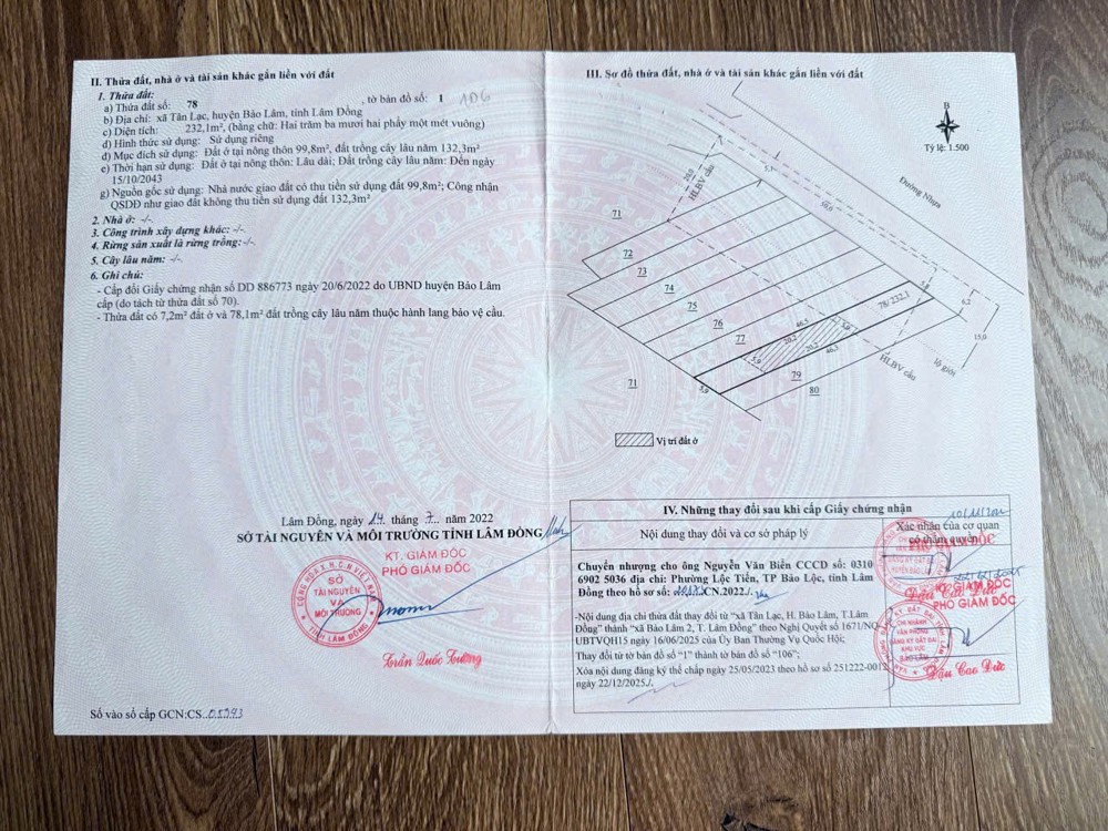 Đất Đẹp- Giá Tốt Chính Chủ Cần Bán Nhanh Lô Đất Tiềm Năng Tại Huyện Bảo Lâm, Tỉnh Lâm Đồng