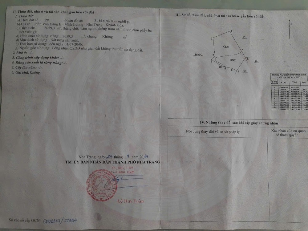 Bán Nhanh 2 Lô Đất Vĩnh Lương Giá : 250.000₫/ 1M