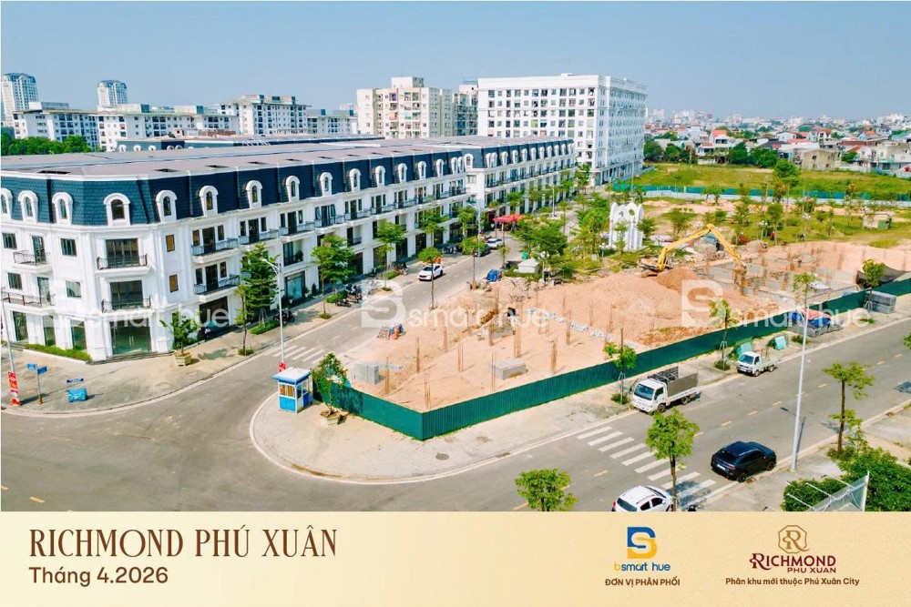 Chính Thức Ra Mắt Shophouse 4 Tầng Mặt Tiền Chợ Cống Mới